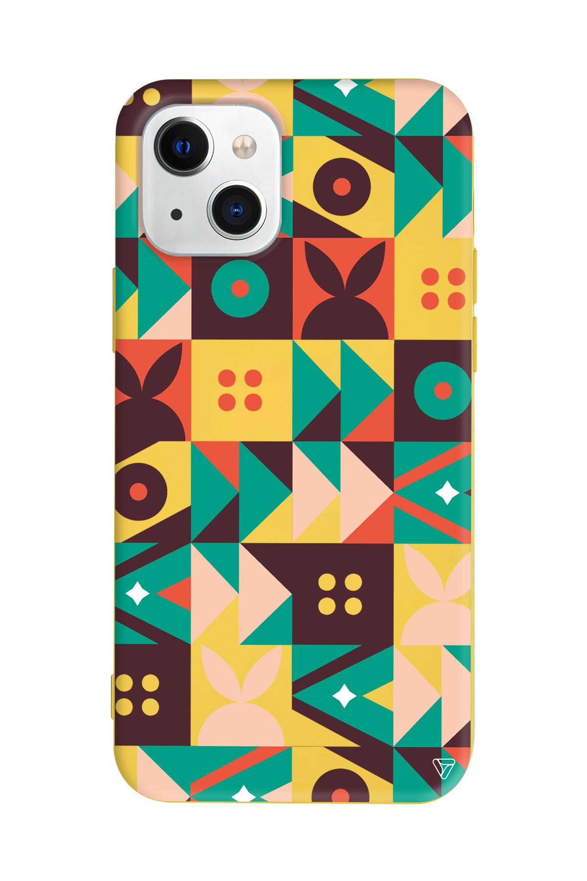 Abstract Desen 3 Lansman Model İçi Kadife Silikon Telefon Kılıfı – Plus Serisine Özel