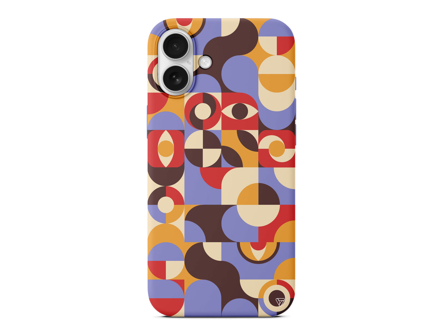 Abstract Desen 4 Lansman Model İçi Kadife Silikon Telefon Kılıfı