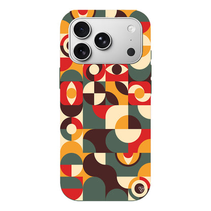 Abstract Desen 4 Lansman Model İçi Kadife Silikon Telefon Kılıfı