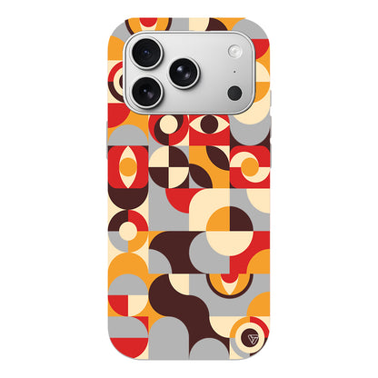 Abstract Desen 4 Lansman Model İçi Kadife Silikon Telefon Kılıfı