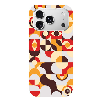 Abstract Desen 4 Lansman Model İçi Kadife Silikon Telefon Kılıfı