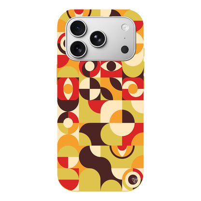 Abstract Desen 4 Lansman Model İçi Kadife Silikon Telefon Kılıfı