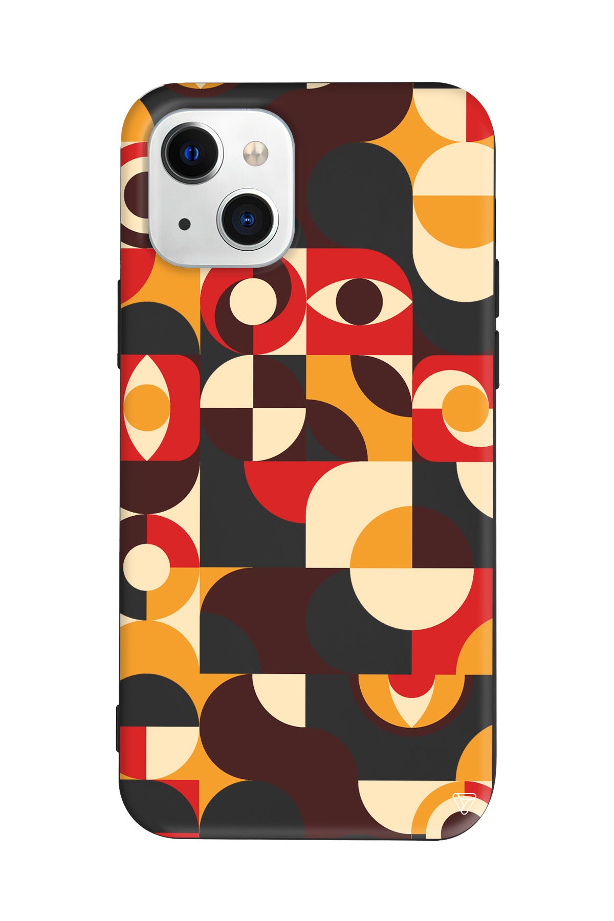 Abstract Desen 4 Lansman Model İçi Kadife Silikon Telefon Kılıfı – Plus Serisine Özel