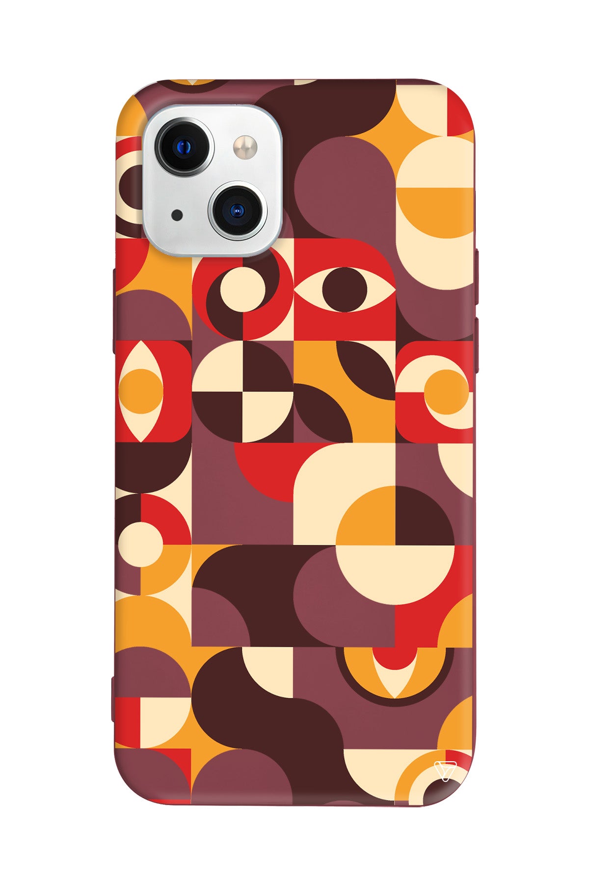 Abstract Desen 4 Lansman Model İçi Kadife Silikon Telefon Kılıfı – Plus Serisine Özel