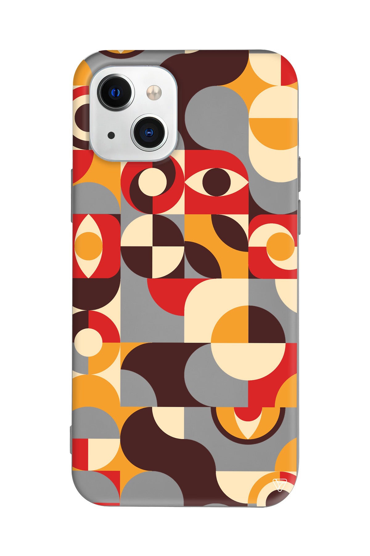 Abstract Desen 4 Lansman Model İçi Kadife Silikon Telefon Kılıfı – Plus Serisine Özel