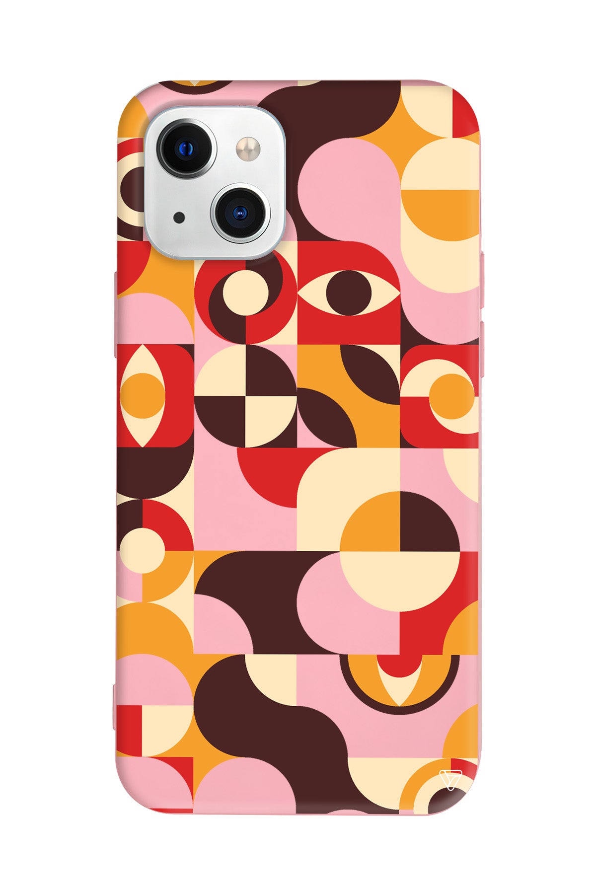 Abstract Desen 4 Lansman Model İçi Kadife Silikon Telefon Kılıfı – Plus Serisine Özel