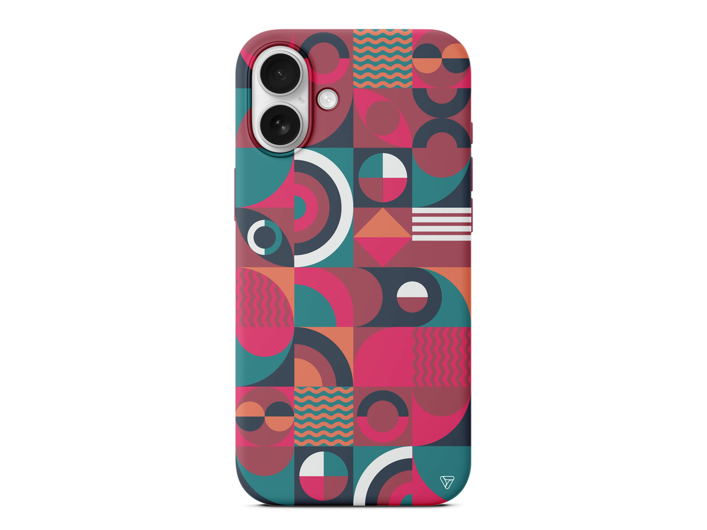 Abstract Desen 5 Lansman Model İçi Kadife Silikon Telefon Kılıfı