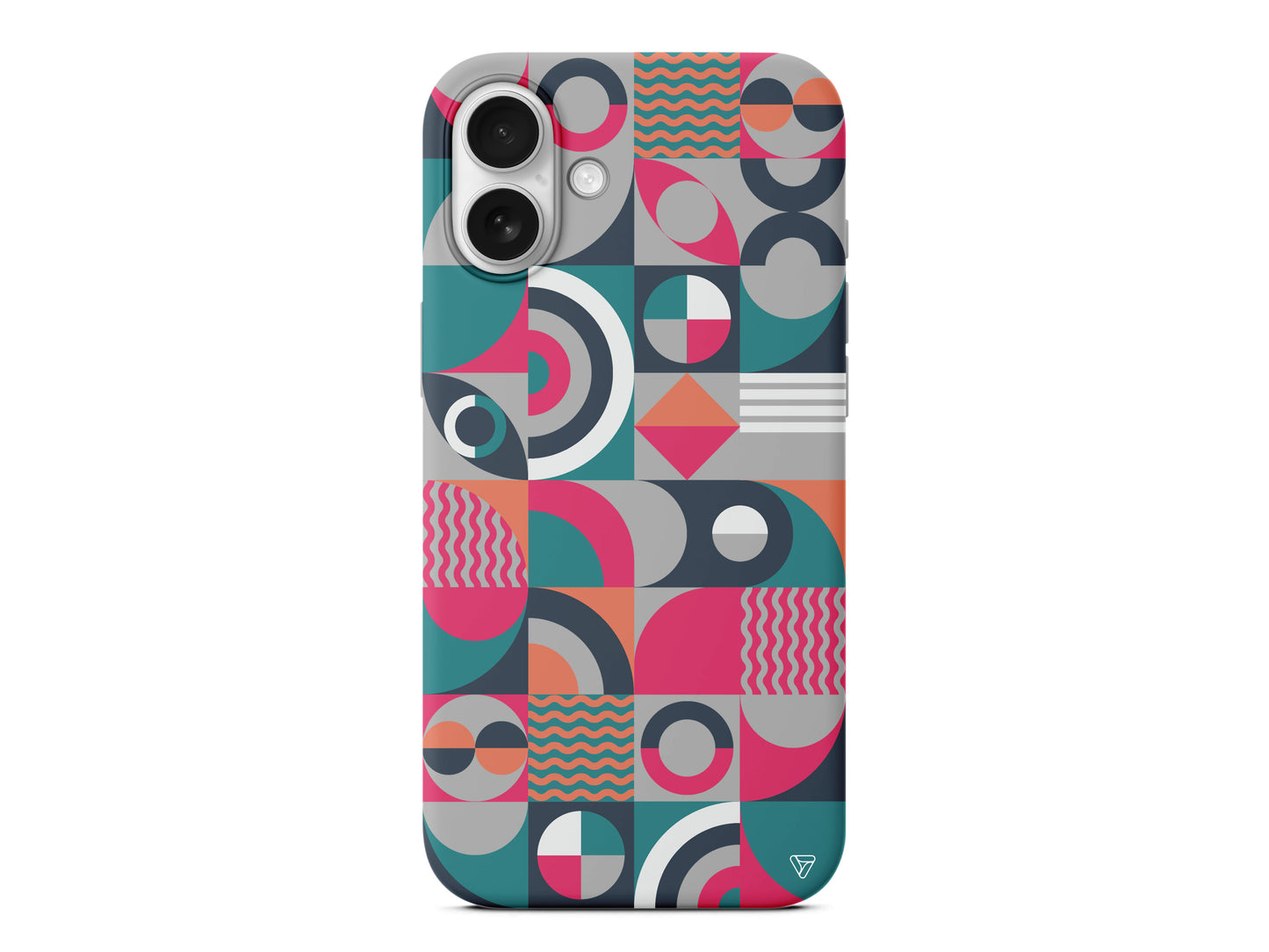 Abstract Desen 5 Lansman Model İçi Kadife Silikon Telefon Kılıfı