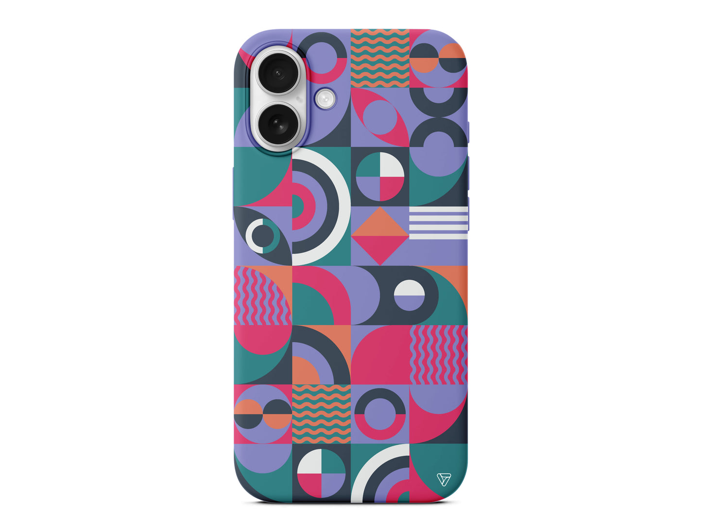 Abstract Desen 5 Lansman Model İçi Kadife Silikon Telefon Kılıfı