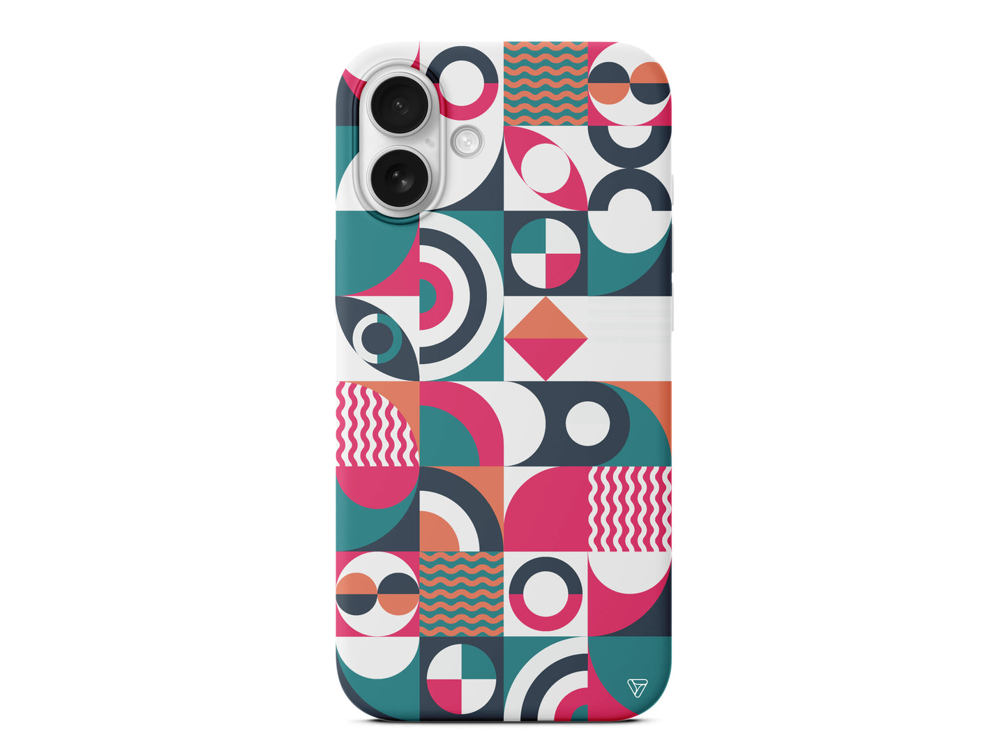 Abstract Desen 5 Lansman Model İçi Kadife Silikon Telefon Kılıfı