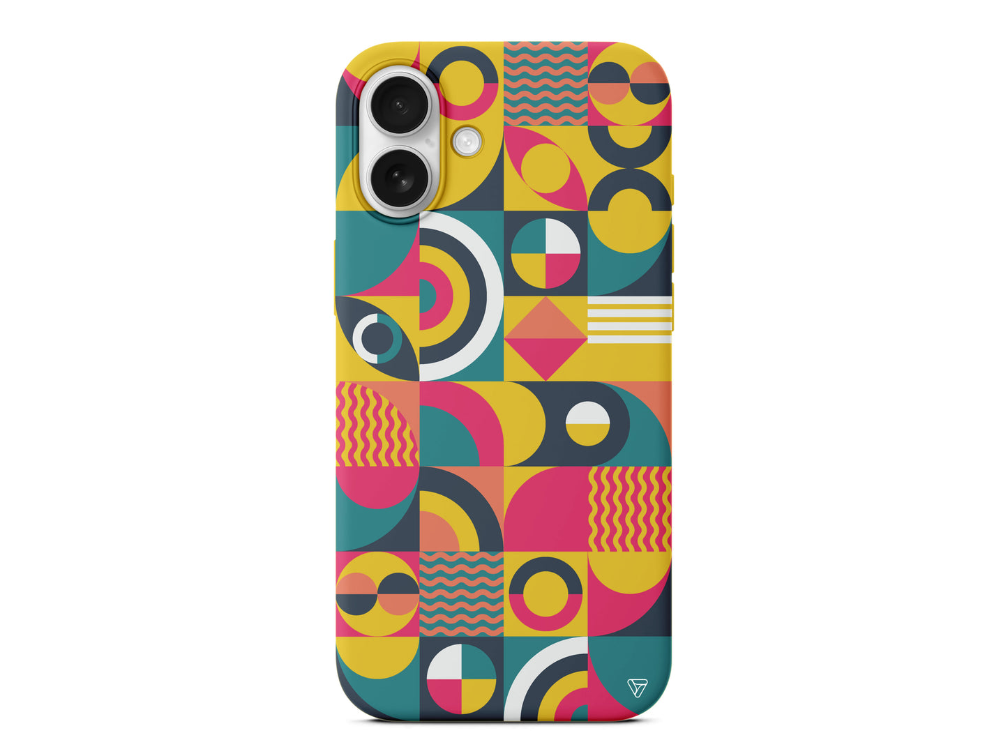 Abstract Desen 5 Lansman Model İçi Kadife Silikon Telefon Kılıfı