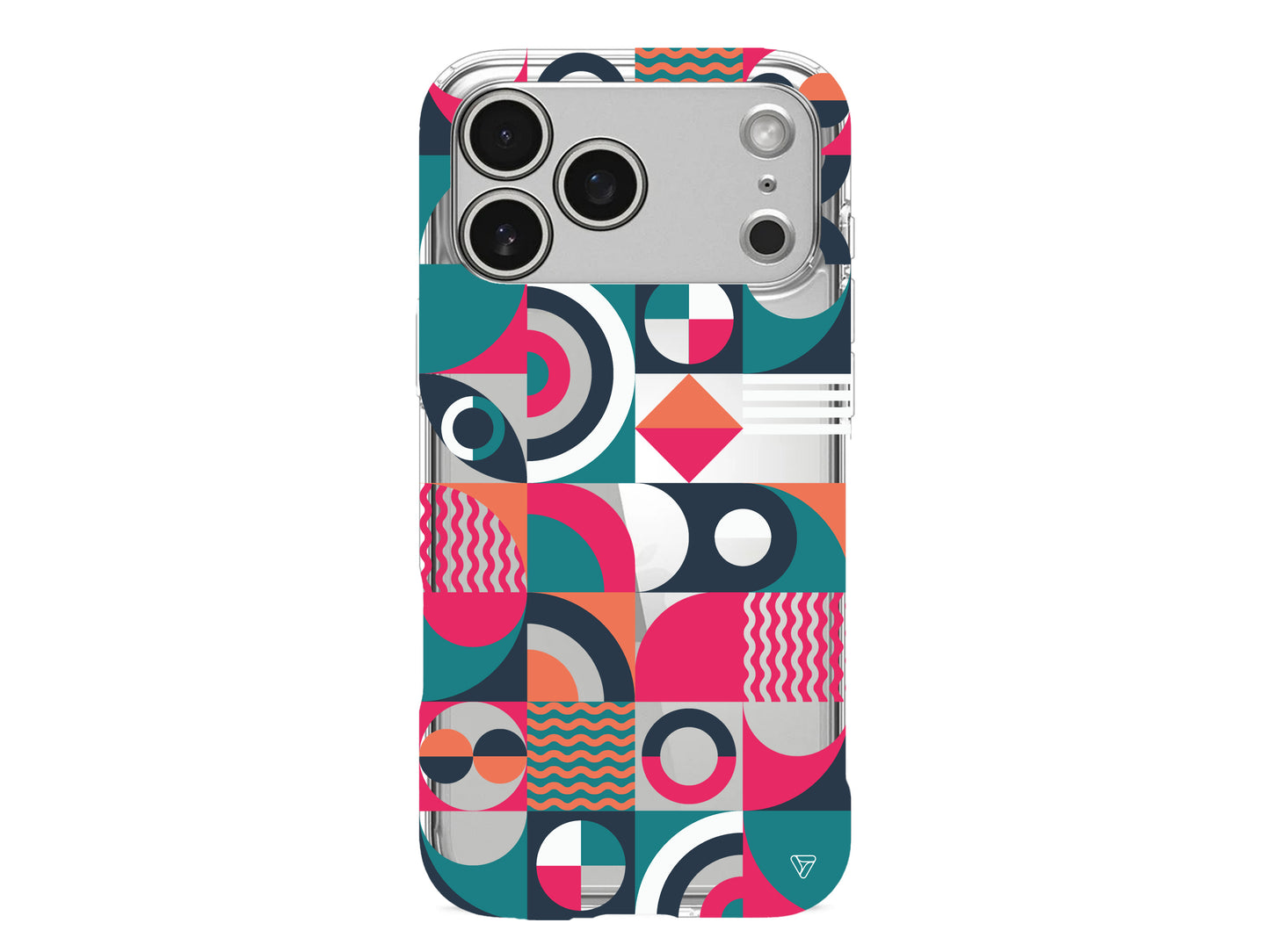 Abstract Desen 5 Lansman Model İçi Kadife Silikon Telefon Kılıfı