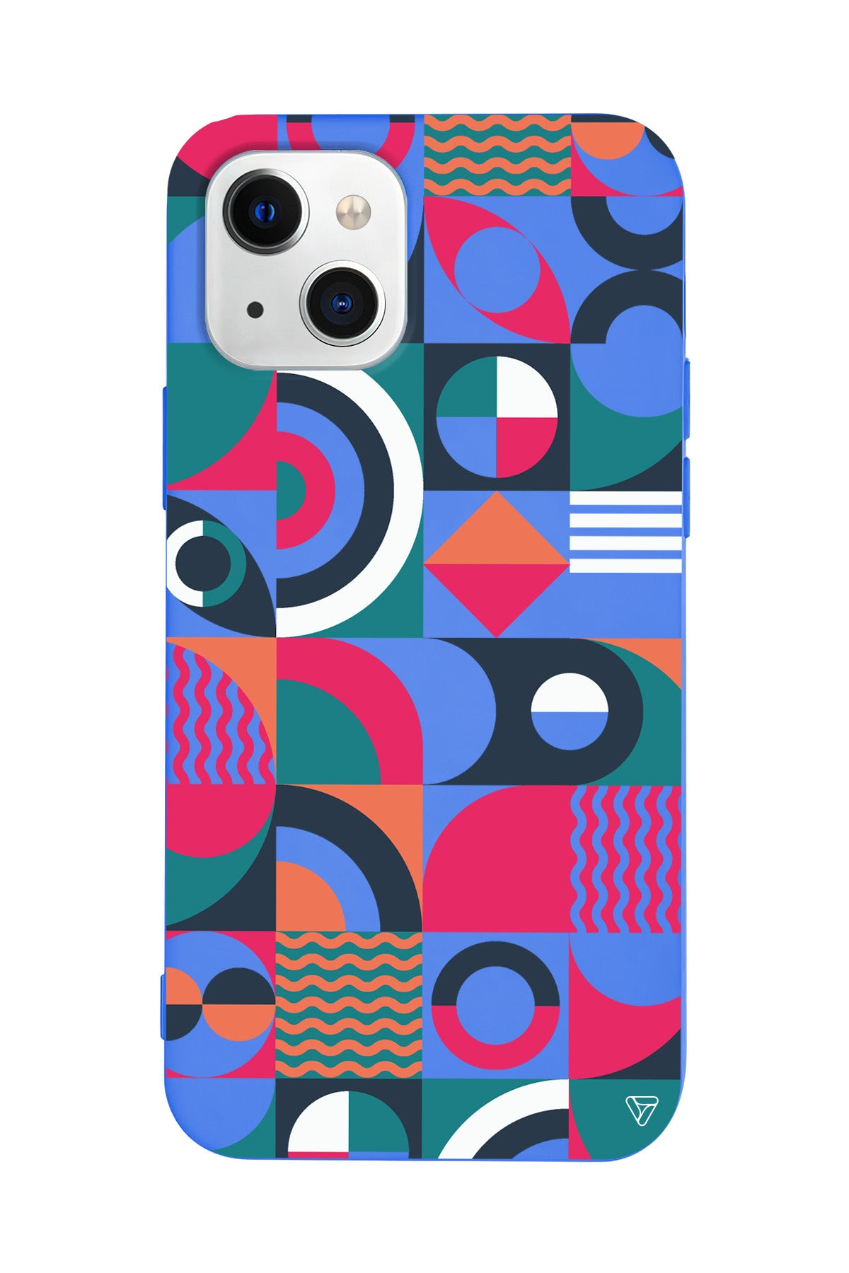 Abstract Desen 5 Lansman Model İçi Kadife Silikon Telefon Kılıfı – Plus Serisine Özel