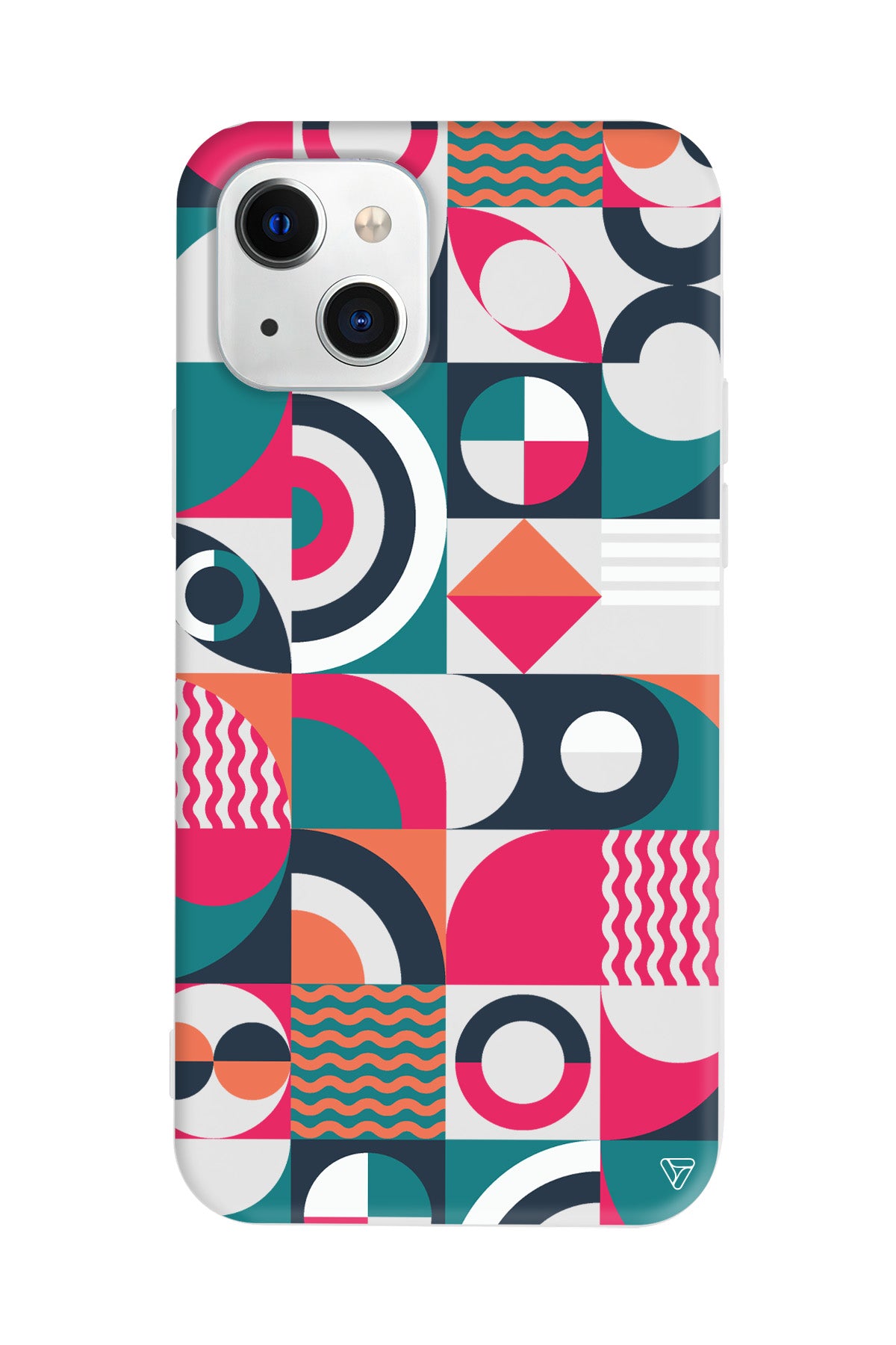 Abstract Desen 5 Lansman Model İçi Kadife Silikon Telefon Kılıfı – Plus Serisine Özel