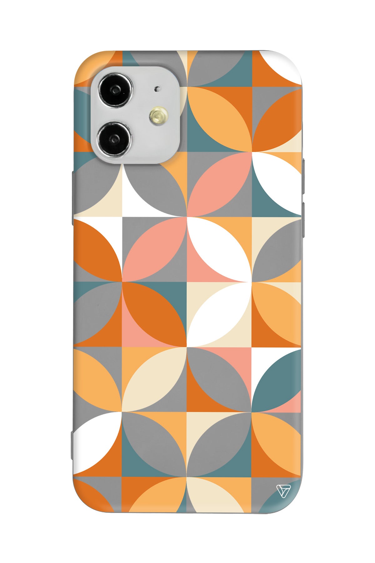 Abstract Desen 6 Lansman Model İçi Kadife Silikon Telefon Kılıfı