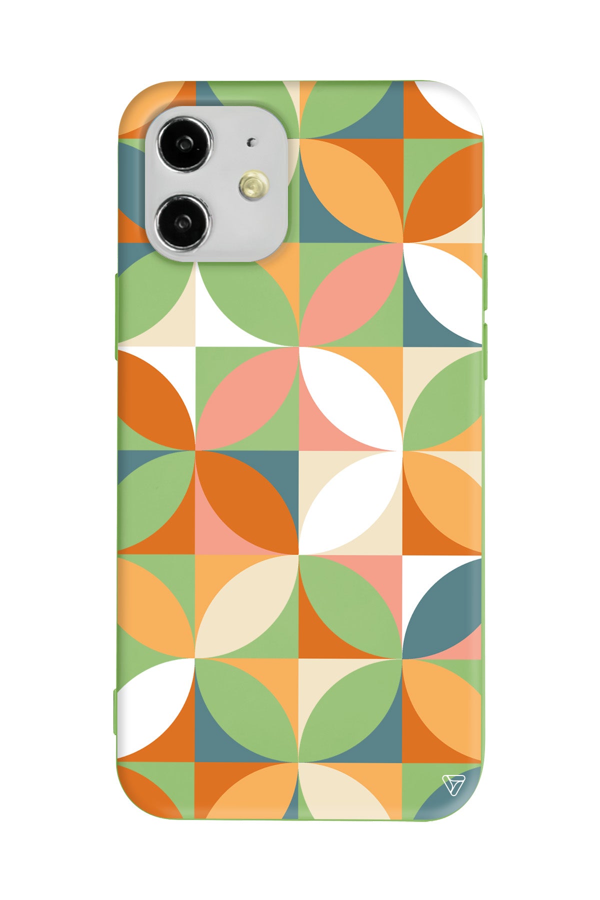 Abstract Desen 6 Lansman Model İçi Kadife Silikon Telefon Kılıfı