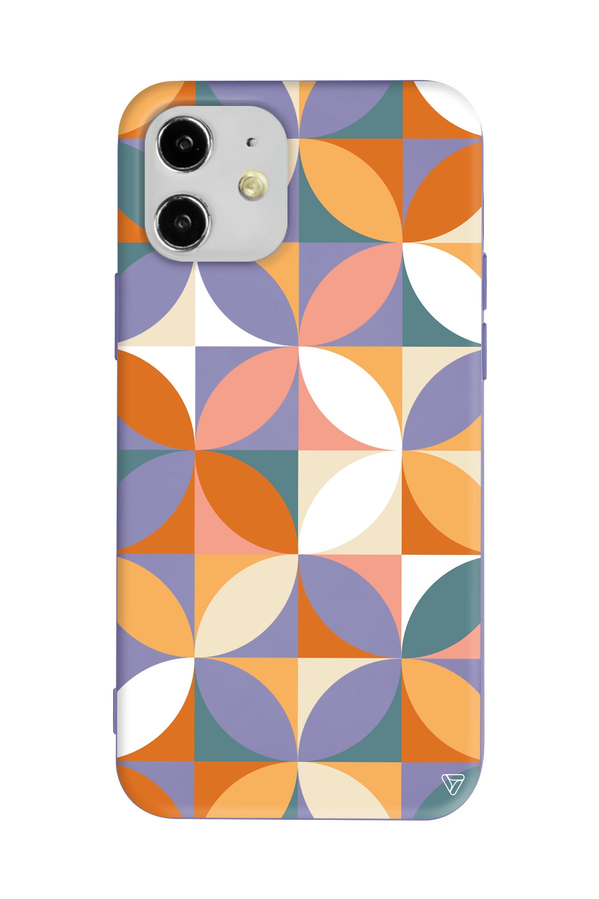 Abstract Desen 6 Lansman Model İçi Kadife Silikon Telefon Kılıfı