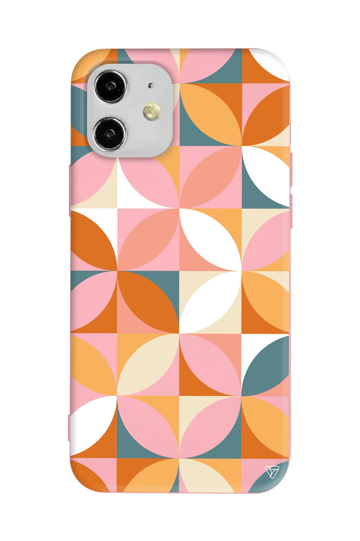 Abstract Desen 6 Lansman Model İçi Kadife Silikon Telefon Kılıfı