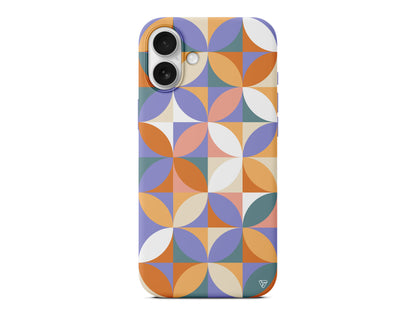 Abstract Desen 6 Lansman Model İçi Kadife Silikon Telefon Kılıfı