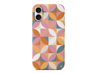 Abstract Desen 6 Lansman Model İçi Kadife Silikon Telefon Kılıfı