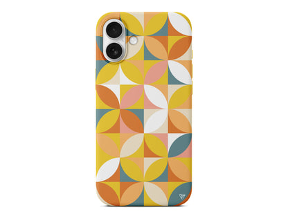 Abstract Desen 6 Lansman Model İçi Kadife Silikon Telefon Kılıfı – Plus Serisine Özel