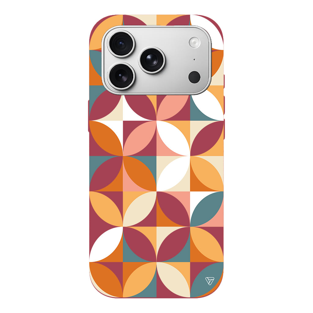 Abstract Desen 6 Lansman Model İçi Kadife Silikon Telefon Kılıfı