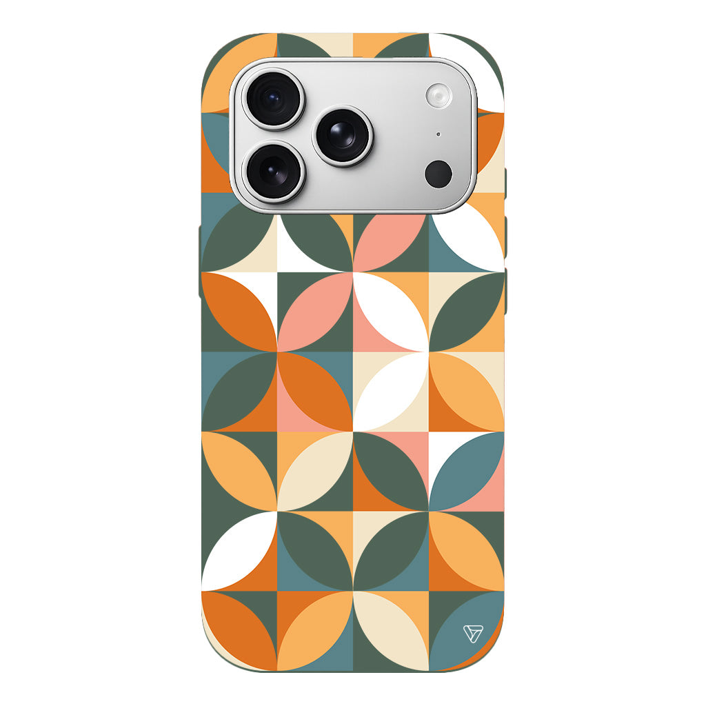 Abstract Desen 6 Lansman Model İçi Kadife Silikon Telefon Kılıfı