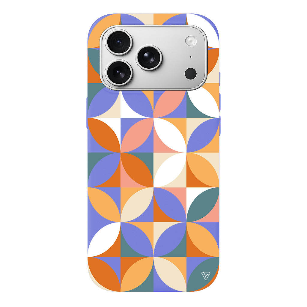 Abstract Desen 6 Lansman Model İçi Kadife Silikon Telefon Kılıfı