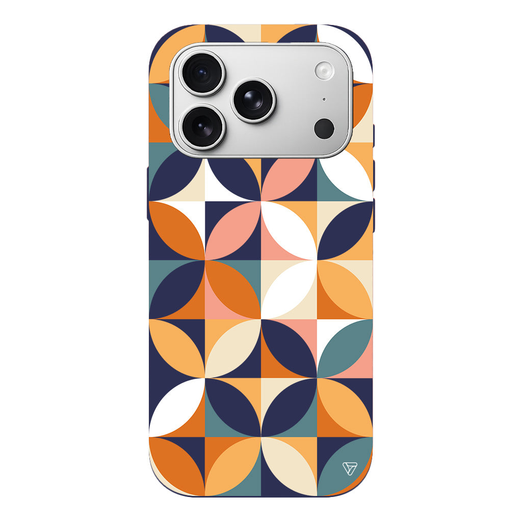 Abstract Desen 6 Lansman Model İçi Kadife Silikon Telefon Kılıfı