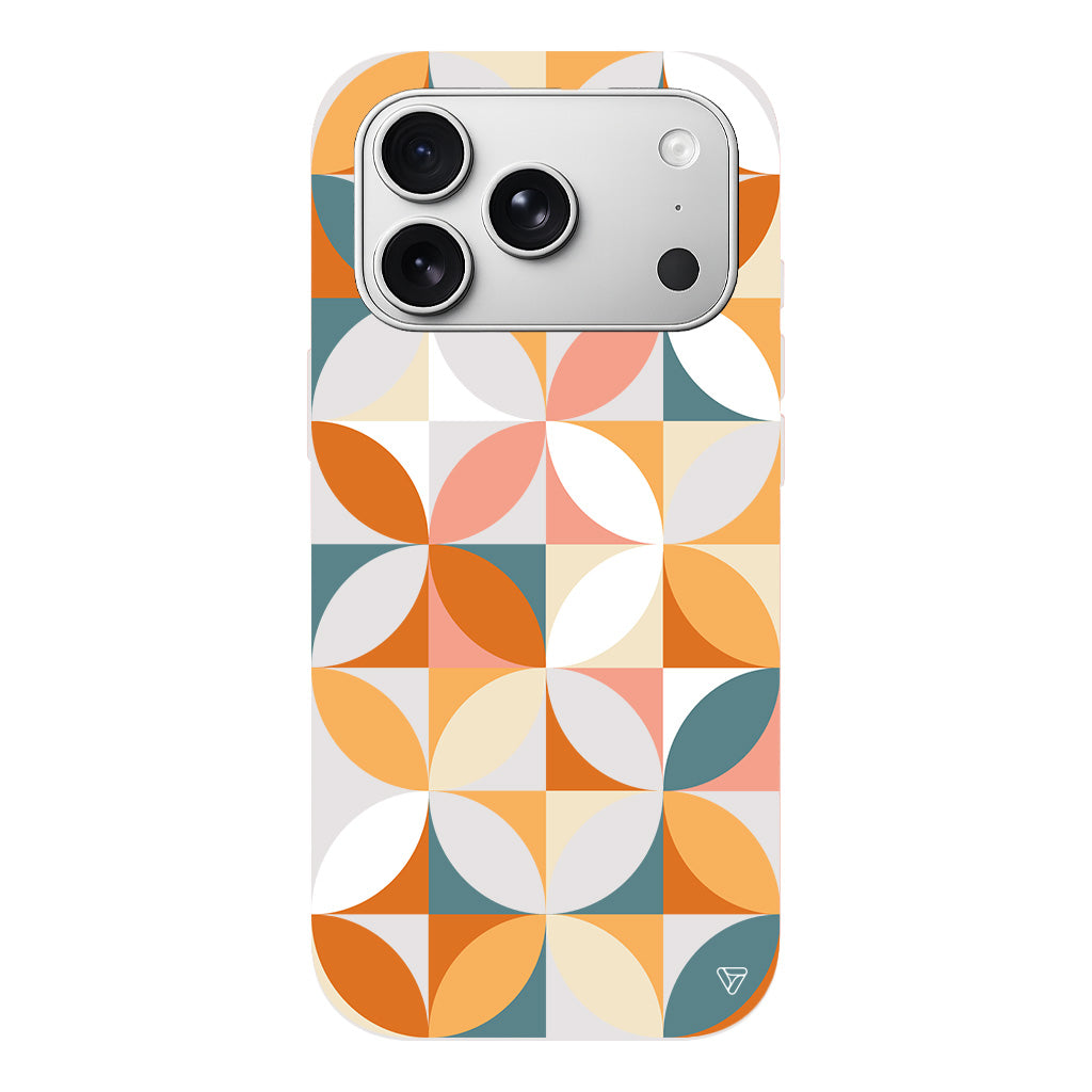 Abstract Desen 6 Lansman Model İçi Kadife Silikon Telefon Kılıfı