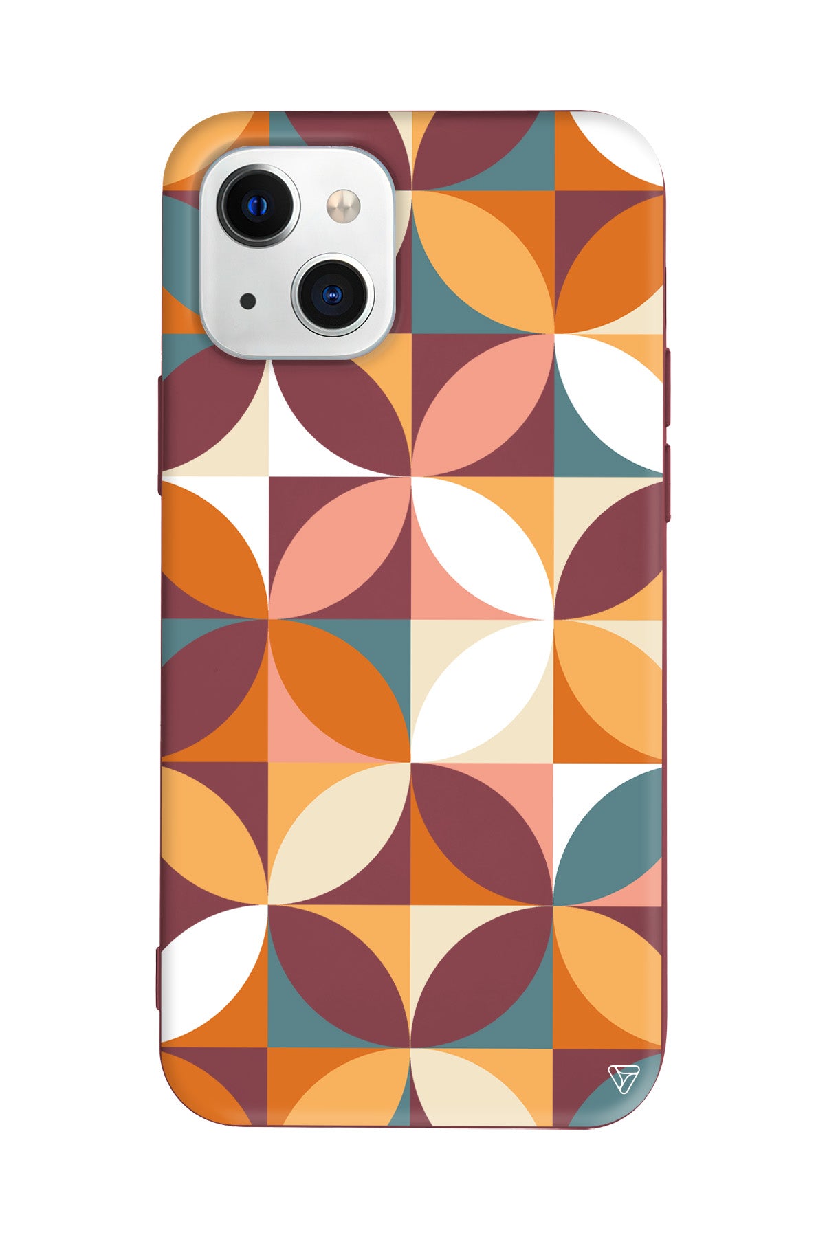 Abstract Desen 6 Lansman Model İçi Kadife Silikon Telefon Kılıfı