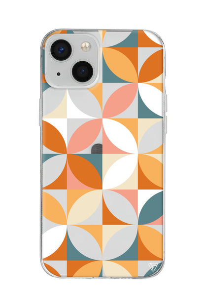 Abstract Desen 6 Lansman Model İçi Kadife Silikon Telefon Kılıfı – Plus Serisine Özel