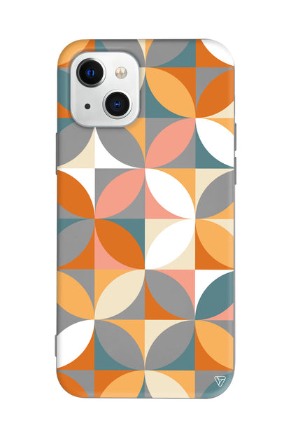 Abstract Desen 6 Lansman Model İçi Kadife Silikon Telefon Kılıfı – Plus Serisine Özel