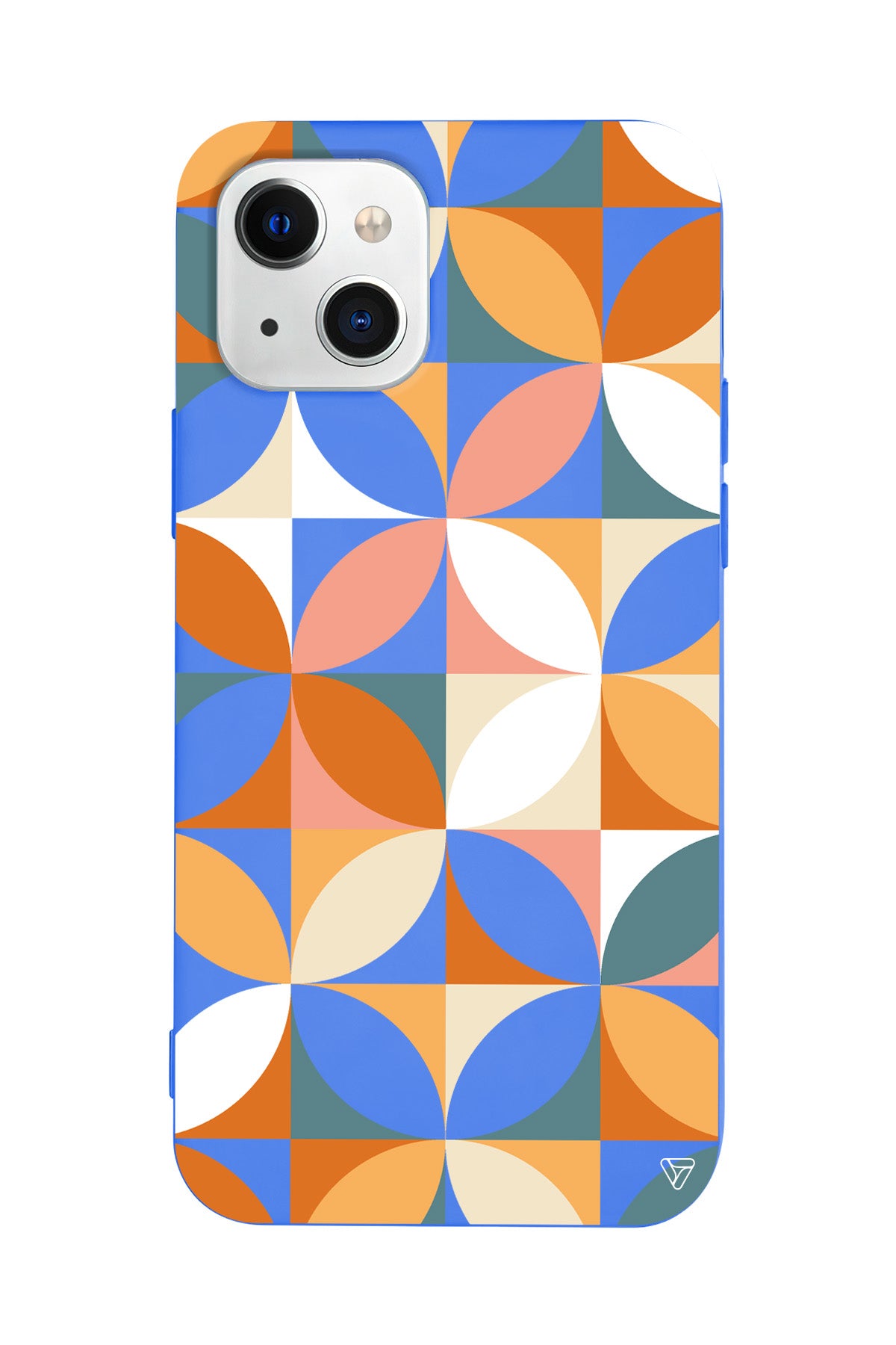 Abstract Desen 6 Lansman Model İçi Kadife Silikon Telefon Kılıfı