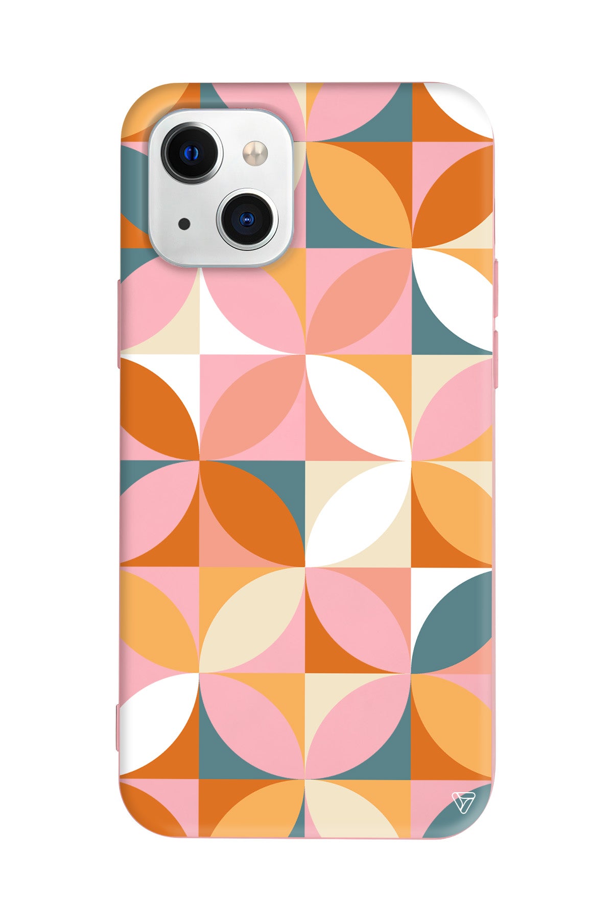 Abstract Desen 6 Lansman Model İçi Kadife Silikon Telefon Kılıfı