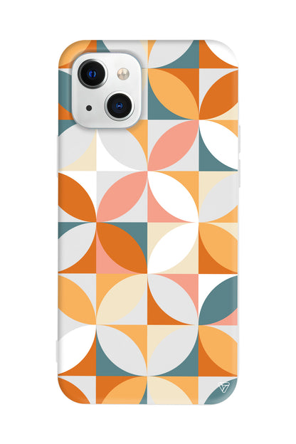 Abstract Desen 6 Lansman Model İçi Kadife Silikon Telefon Kılıfı – Plus Serisine Özel