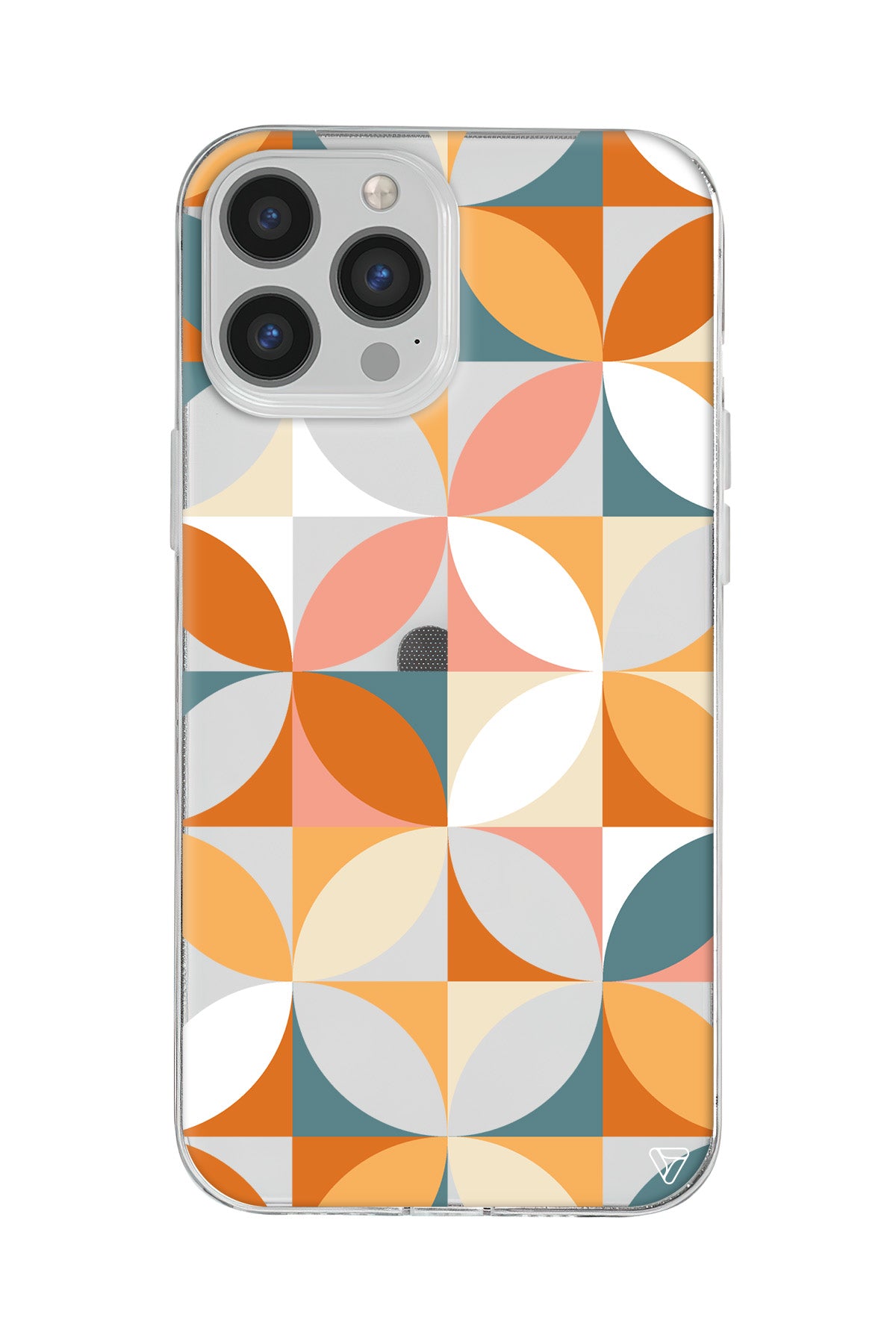 Abstract Desen 6 Lansman Model İçi Kadife Silikon Telefon Kılıfı