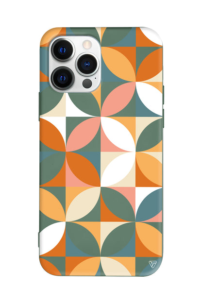 Abstract Desen 6 Lansman Model İçi Kadife Silikon Telefon Kılıfı