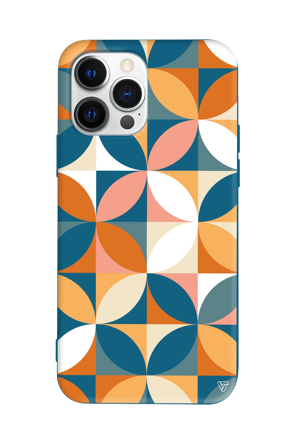 Abstract Desen 6 Lansman Model İçi Kadife Silikon Telefon Kılıfı