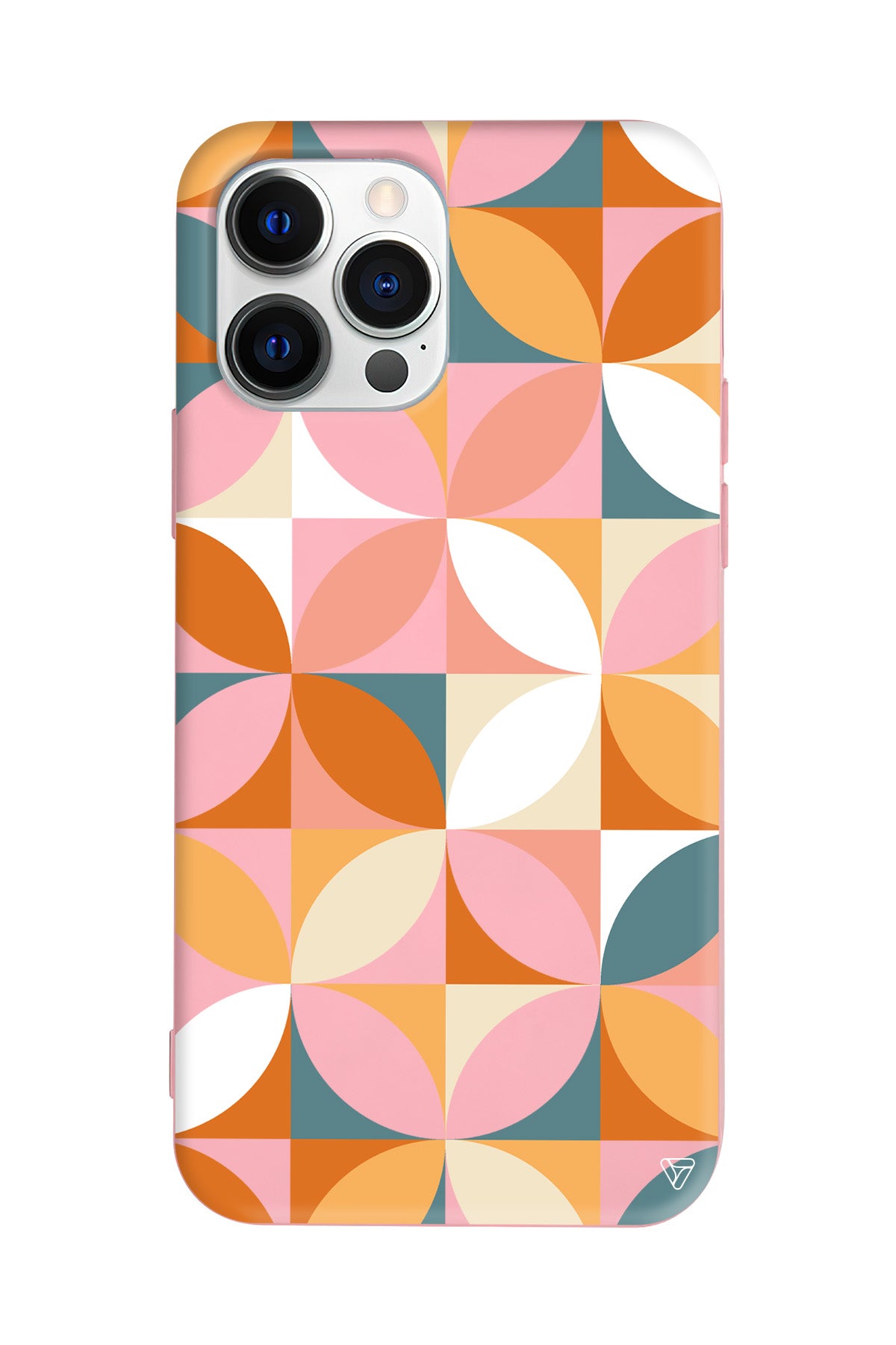 Abstract Desen 6 Lansman Model İçi Kadife Silikon Telefon Kılıfı