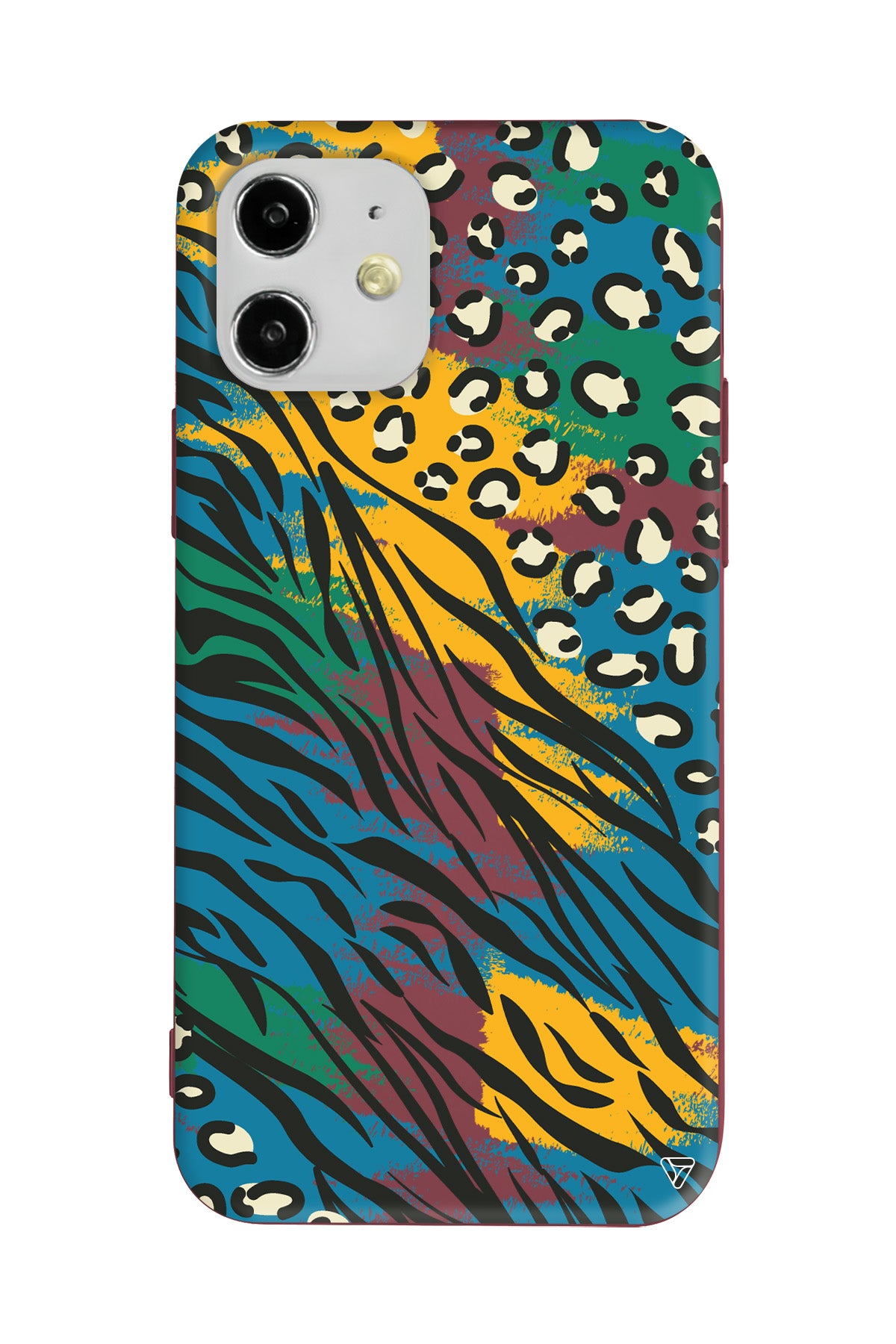 Zebra ve Leopar Lansman Model İçi Kadife Silikon Telefon Kılıfı