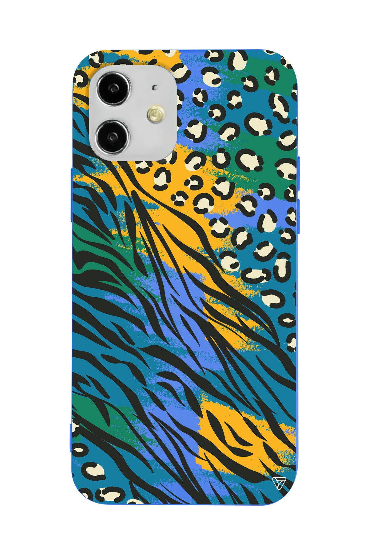 Zebra ve Leopar Lansman Model İçi Kadife Silikon Telefon Kılıfı