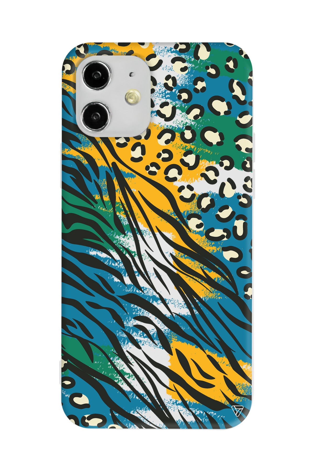 Zebra ve Leopar Lansman Model İçi Kadife Silikon Telefon Kılıfı