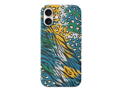 Zebra ve Leopar Lansman Model İçi Kadife Silikon Telefon Kılıfı – Plus Serisine Özel