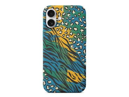 Zebra ve Leopar Lansman Model İçi Kadife Silikon Telefon Kılıfı – Plus Serisine Özel