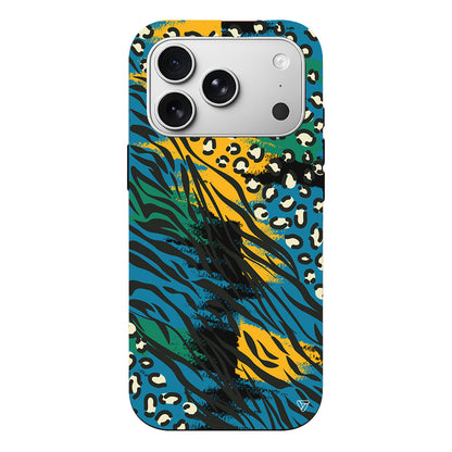 Zebra ve Leopar Lansman Model İçi Kadife Silikon Telefon Kılıfı