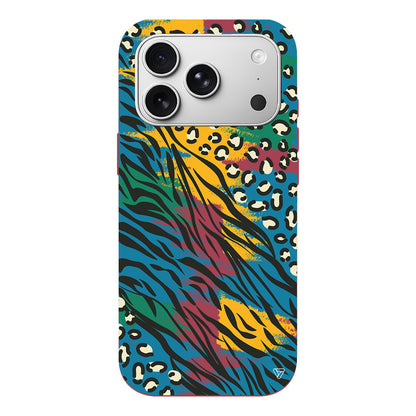 Zebra ve Leopar Lansman Model İçi Kadife Silikon Telefon Kılıfı