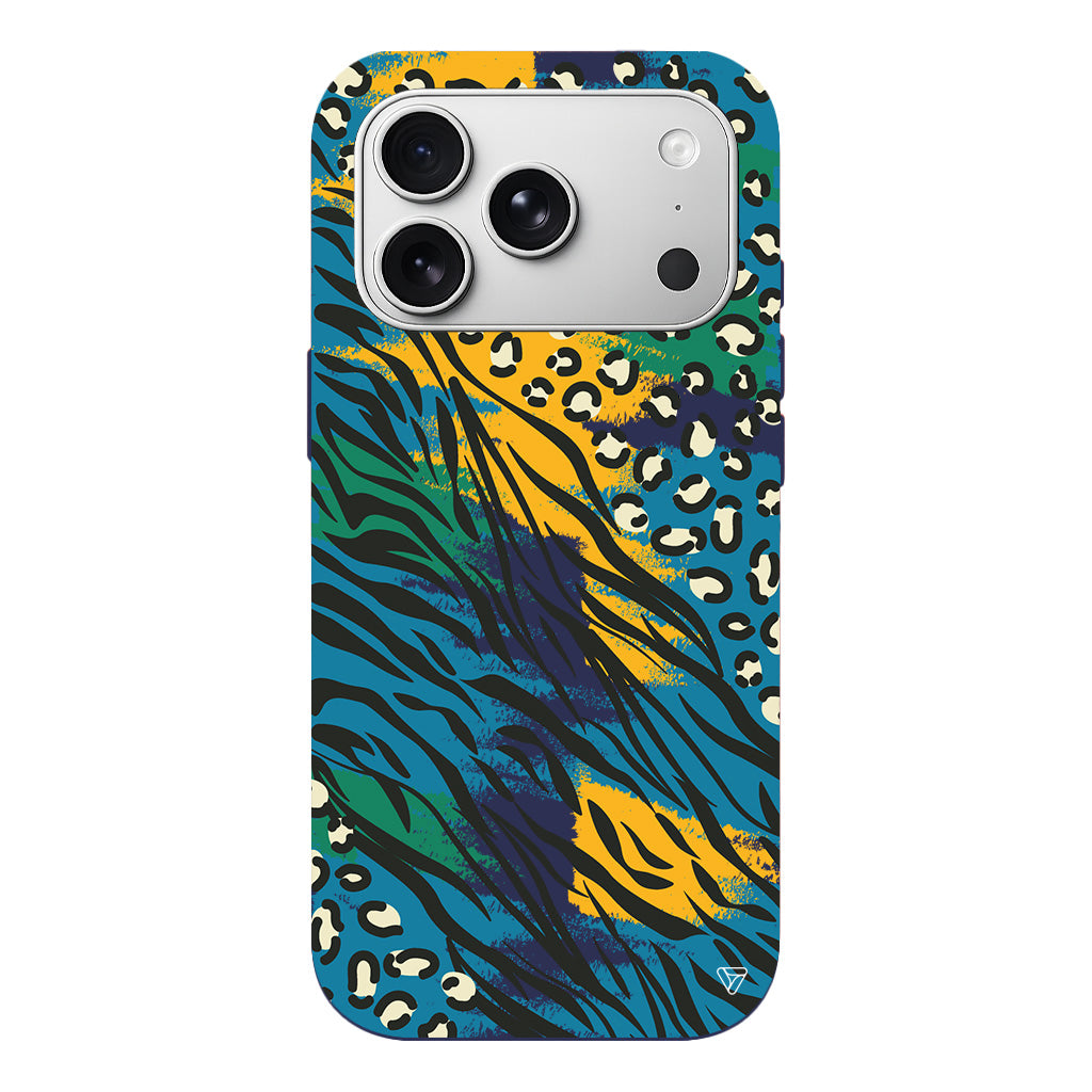 Zebra ve Leopar Lansman Model İçi Kadife Silikon Telefon Kılıfı