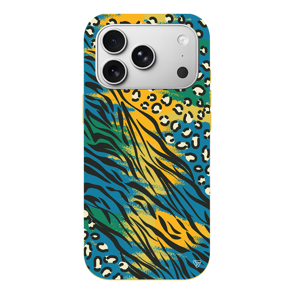 Zebra ve Leopar Lansman Model İçi Kadife Silikon Telefon Kılıfı