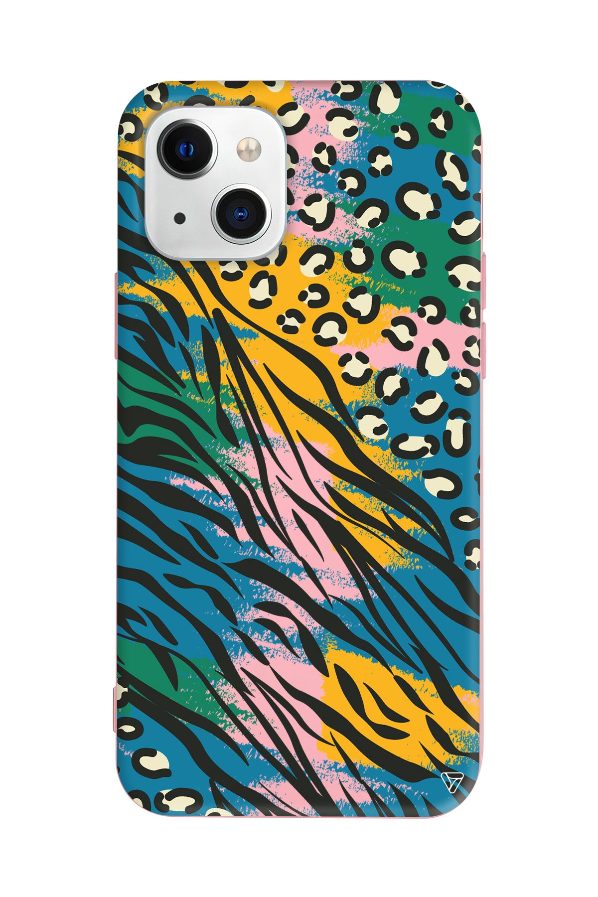 Zebra ve Leopar Lansman Model İçi Kadife Silikon Telefon Kılıfı